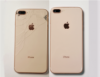 Ép kính mặt sau iphone 8 plus