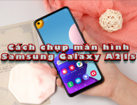 Cách chụp màn hình Samsung A21s