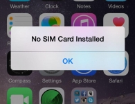 Lỗi iPhone không nhận sim